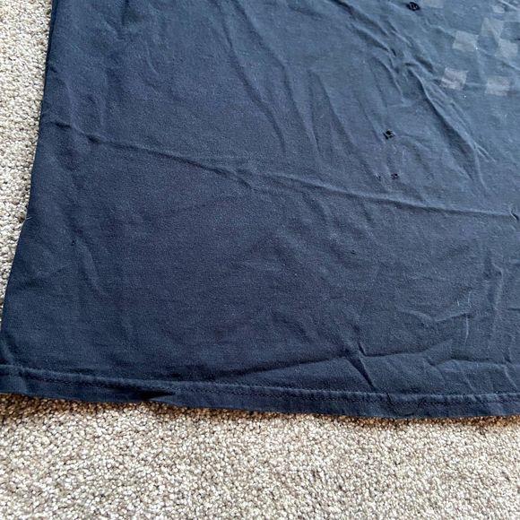 VINTAGE WARNING INTEGRA RACING SHOCKS BLACK TEE SHIRT SIZE XL - Picture 6 of 9